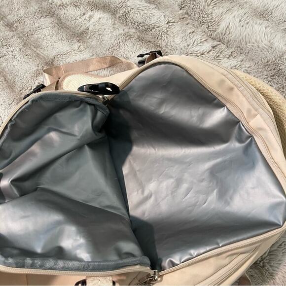 Boutique Beige Cream Travel Multi Compartment Carry‎ On Backpack main image 11